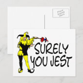 Carte Postale Vous Jêtes Jester (Devant / Derrière)