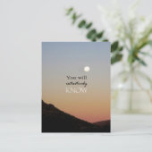 Carte Postale Vous Le Savez Intuitivement (Debout devant)