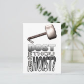 Carte Postale Vous levez-vous même ? (Debout devant)