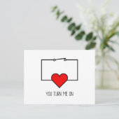 Carte Postale Vous M'Activez (Debout devant)