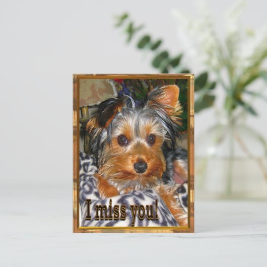 Carte Postale VOUS manquant (Debout devant)