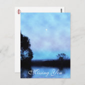 Carte postale Vous Manquant (Devant / Derrière)