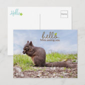 Carte postale Vous Manquant (Devant / Derrière)