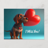 Carte Postale Vous Manquez ! (Devant)