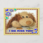 CARTE POSTALE VOUS MANQUEZ ! (Devant)