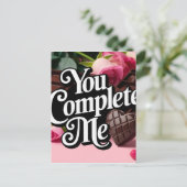 CARTE POSTALE VOUS ME COMPLÉTEZ (Debout devant)
