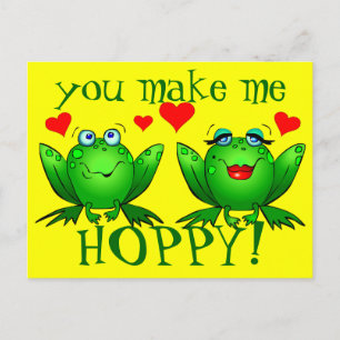 Carte Postale Vous Me Rendez Heureux Grenouilles Mignonnes Dessi
