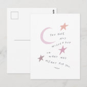 Carte Postale Vous n'avez pas manqué de savoir ce qui vous était (Devant / Derrière)