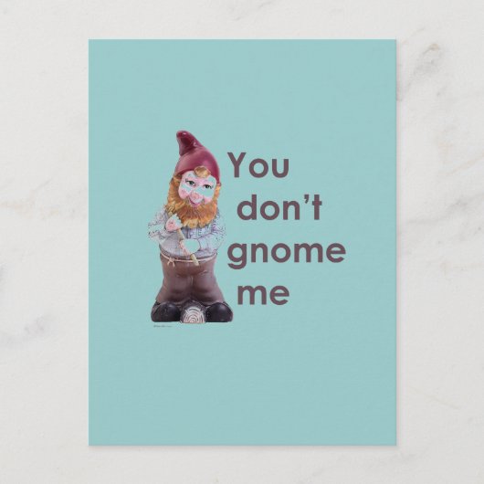 CARTE POSTALE VOUS NE ME GNOMEZ PAS (Devant)