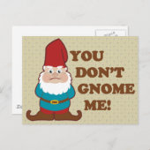 Carte Postale Vous Ne Me Gommez Pas ! (Devant / Derrière)