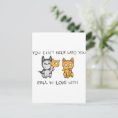 Carte Postale Vous ne pouvez pas aider ceux avec qui vous tombez (Debout devant)