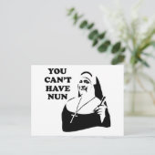 Carte Postale Vous ne pouvez pas avoir de soeur (Debout devant)