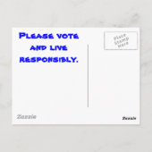 Carte Postale Vous ne pouvez pas réparer Stupid (Dos)