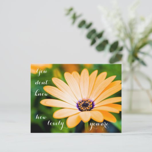 Carte Postale Vous ne savez pas à quel point vous êtes charmant (Debout devant)