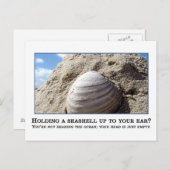 Carte Postale Vous n'êtes pas aussi intelligent que vous le pens (Devant / Derrière)