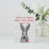 Carte Postale Vous n'êtes pas Lapin (Debout devant)