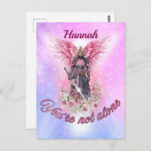 Carte Postale Vous n'êtes pas seul (Devant / Derrière)