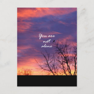 Carte Postale Vous N'Êtes Pas Seule