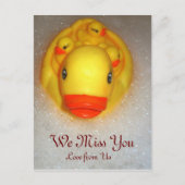 Carte Postale Vous nous manquez. (Devant)