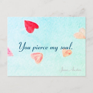 Carte Postale Vous percez mon âme. -Carte postale