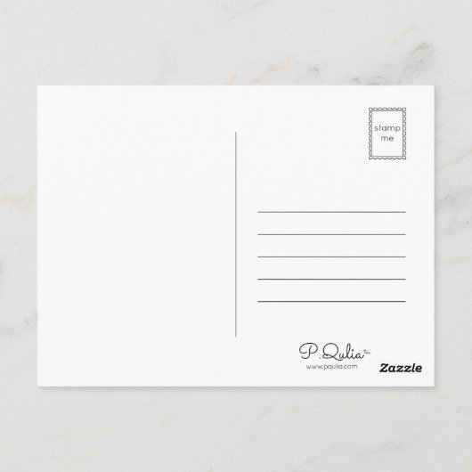 Carte Postale Vous Pouvez Joli Motivational Black & White Cartoo (Dos)