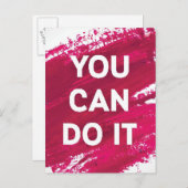 Carte Postale Vous Pouvez Le Faire 3 (Devant / Derrière)