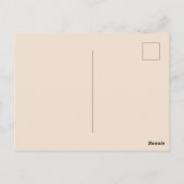 Carte Postale Vous pouvez passer par là (Dos)