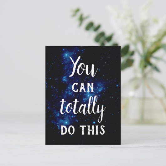 Carte Postale VOUS POUVEZ TOTALEMENT FAIRE CETTE Citation de con (Debout devant)