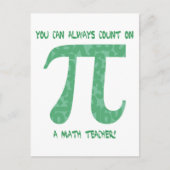 Carte Postale Vous pouvez toujours compter sur un professeur de  (Devant)