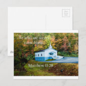 Carte Postale vous qui êtes fatigués rentrez chez vous (Devant / Derrière)