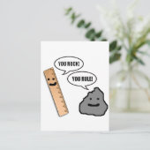 Carte Postale Vous, Rocher, Vous Réglez (Debout devant)