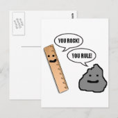 Carte Postale Vous, Rocher, Vous Réglez (Devant / Derrière)