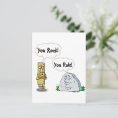 Carte Postale Vous, Rocher, Vous Réglez (Debout devant)