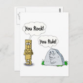 Carte Postale Vous, Rocher, Vous Réglez (Devant / Derrière)