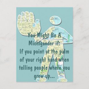 Carte Postale Vous savez que vous êtes du Michigan quand vous re