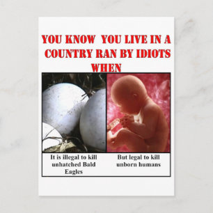 CARTE POSTALE VOUS SAVEZ QUE VOUS VIVEZ DANS UN PAYS RAN PAR DES