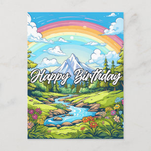 Carte Postale Vous souhaitant un joyeux anniversaire