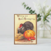 Carte Postale Vous souhaiter un Bon thanksgiving (Debout devant)