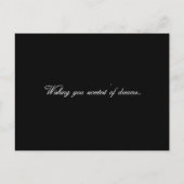 CARTE POSTALE VOUS SOUHAITEZ LE PLUS SUPERBE DES RÊVES DEPUIS MI (Devant)