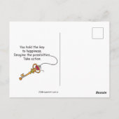 Carte Postale Vous Tenez La Clé_ (Dos)