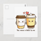 Carte Postale Vous voulez dire beaucoup pour moi Pun de la Saint (Devant / Derrière)