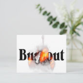 Carte Postale Vous vous sentez brûlé ? (Debout devant)