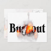 Carte Postale Vous vous sentez brûlé ? (Devant / Derrière)