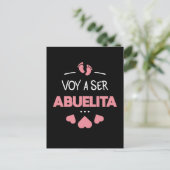 Carte Postale Voy a ser abuelita (Debout devant)