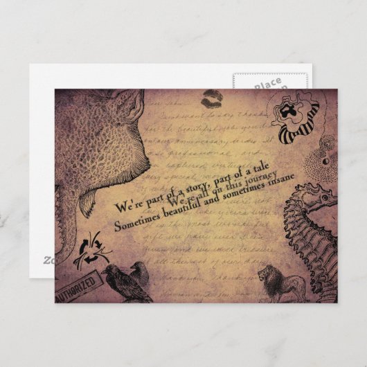 Carte postale Voyage (Devant / Derrière)