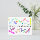 Carte Postale voyage (Debout devant)