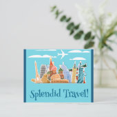 Carte Postale Voyage (Debout devant)