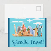 Carte Postale Voyage (Devant / Derrière)