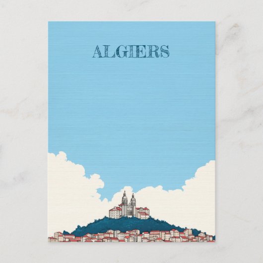 Carte Postale Voyage à Alger (Devant)