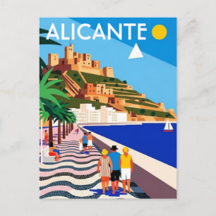 Carte Postale Voyage à Alicante Espagne